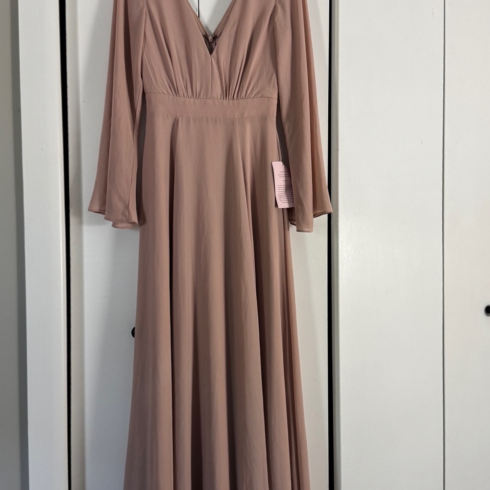 BHLDN Dusty Rose Doria Dress